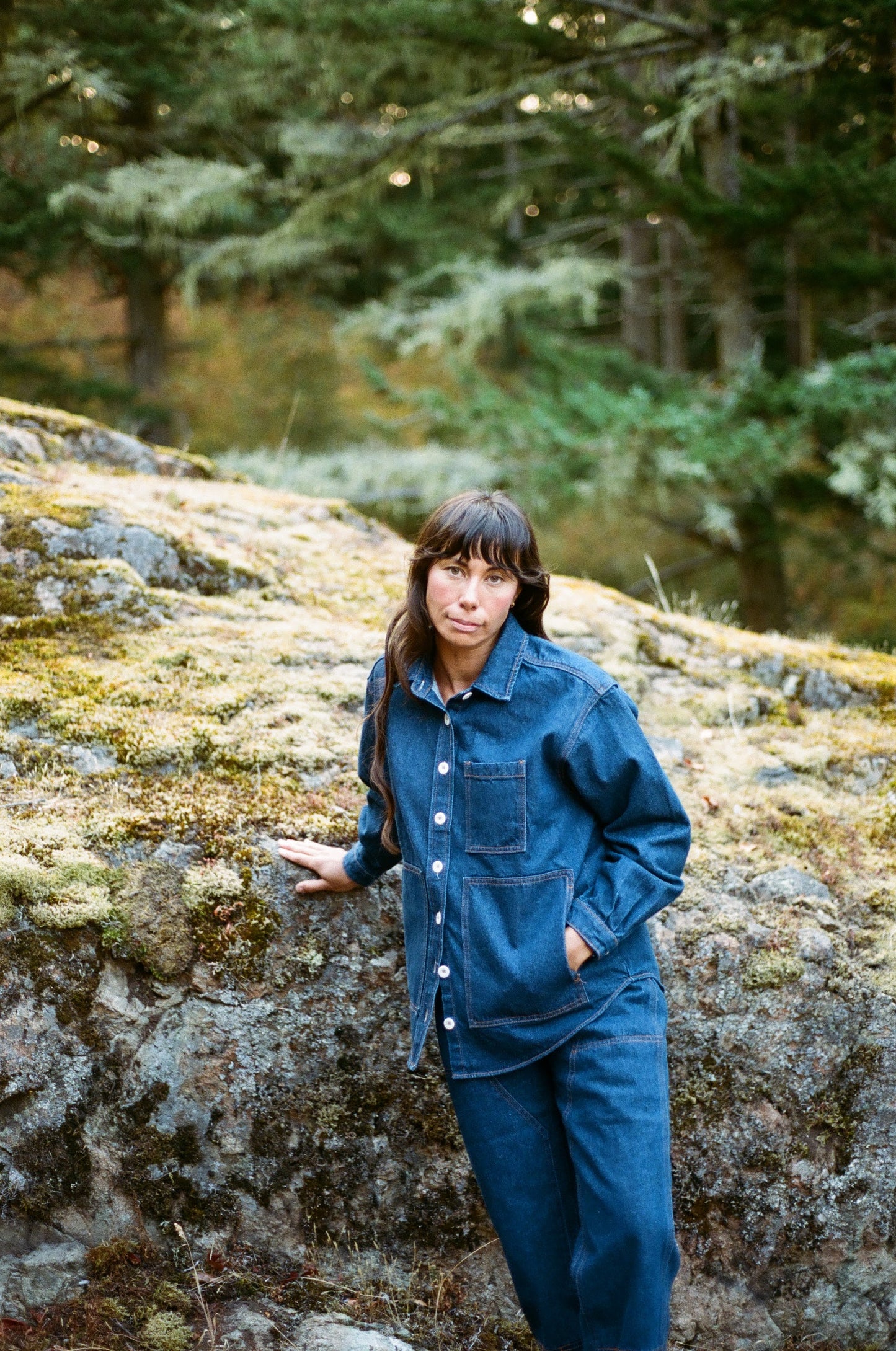 The High Tide Shirt | Dark Wash Denim