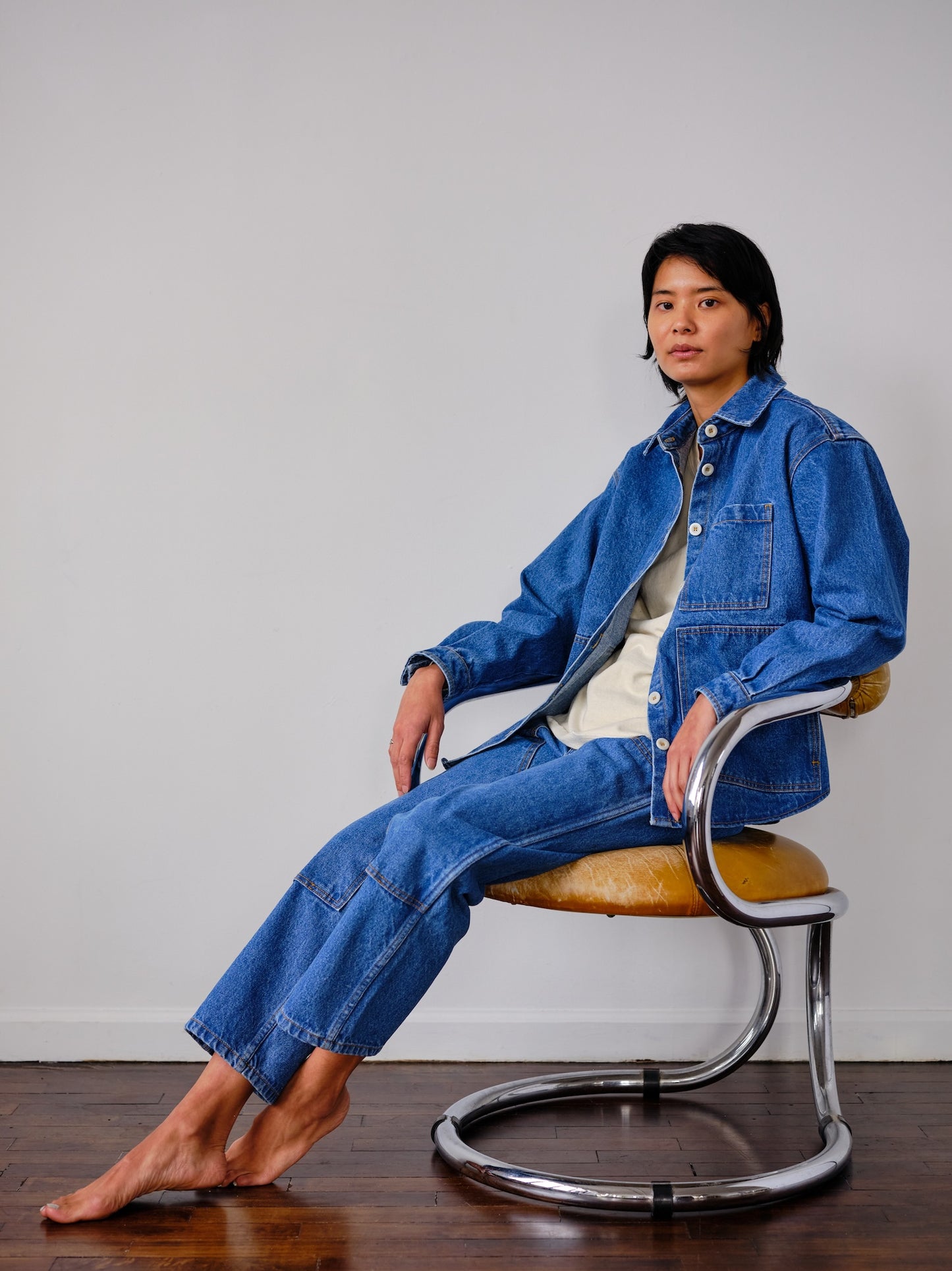 The High Tide Shirt | Medium Wash Denim