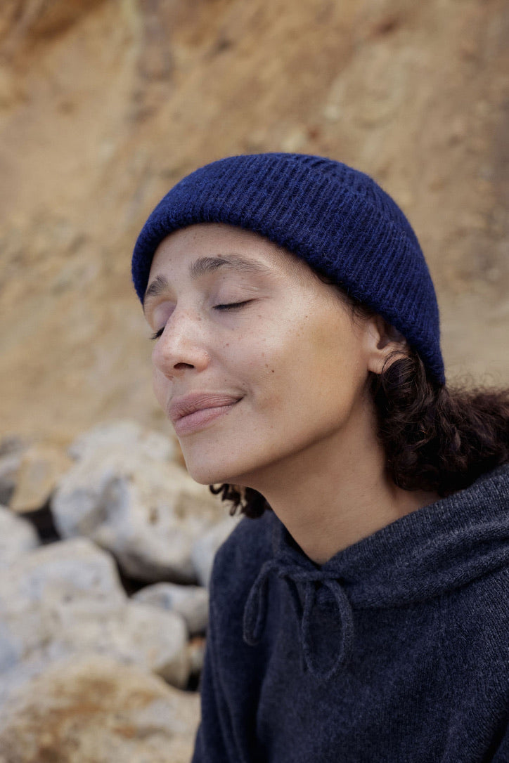 Fisherman Beanie - Navy