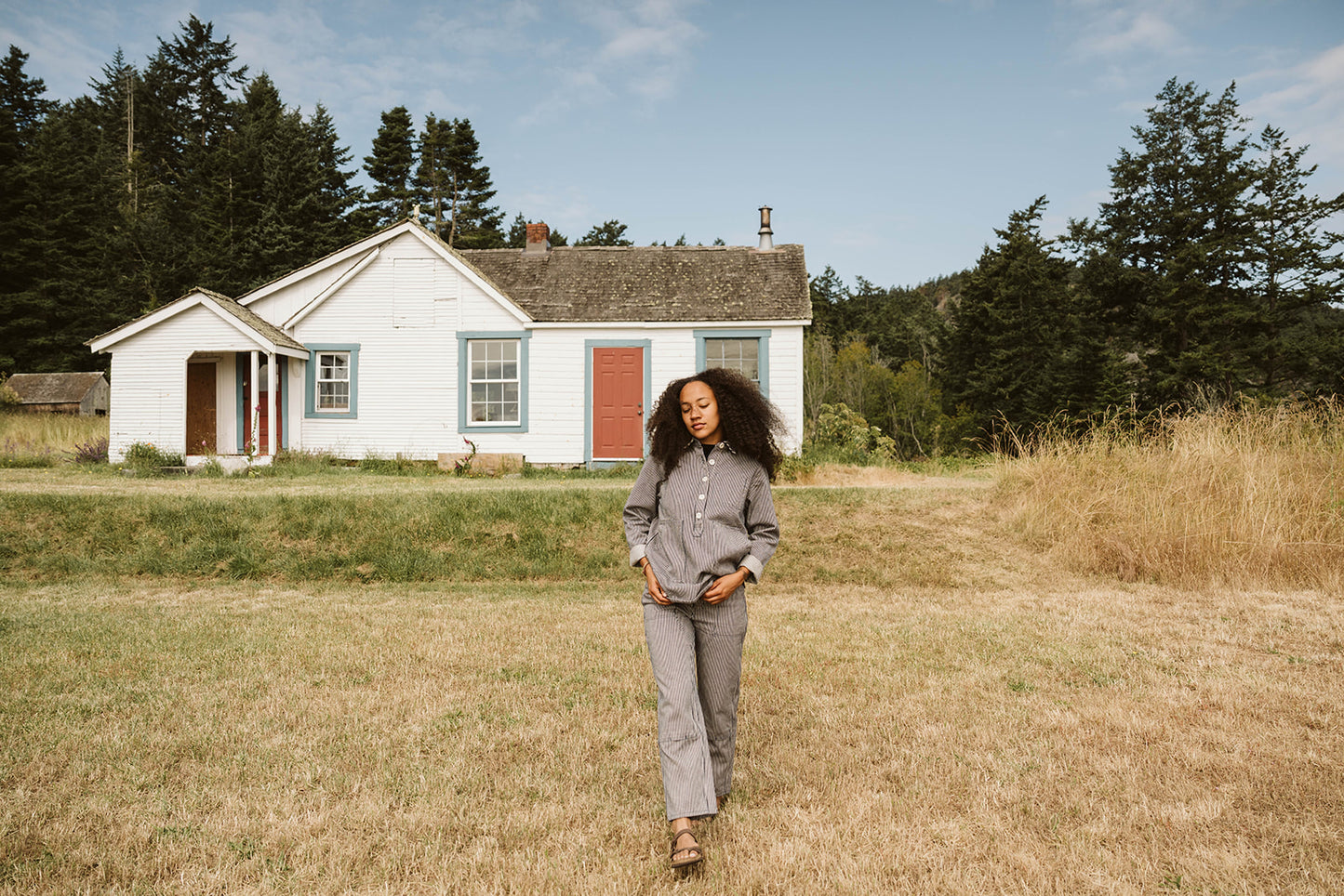The High Tide Pant | Hickory Stripe