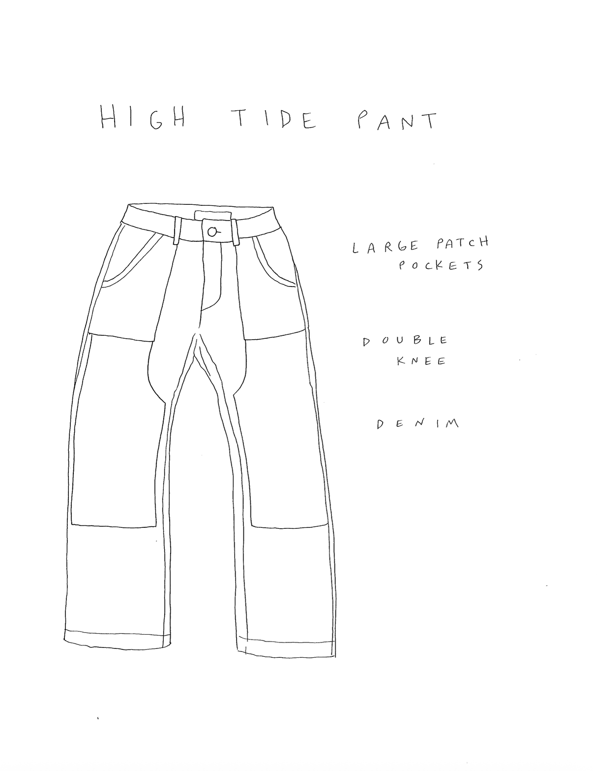The High Tide Pant | Medium Wash Denim