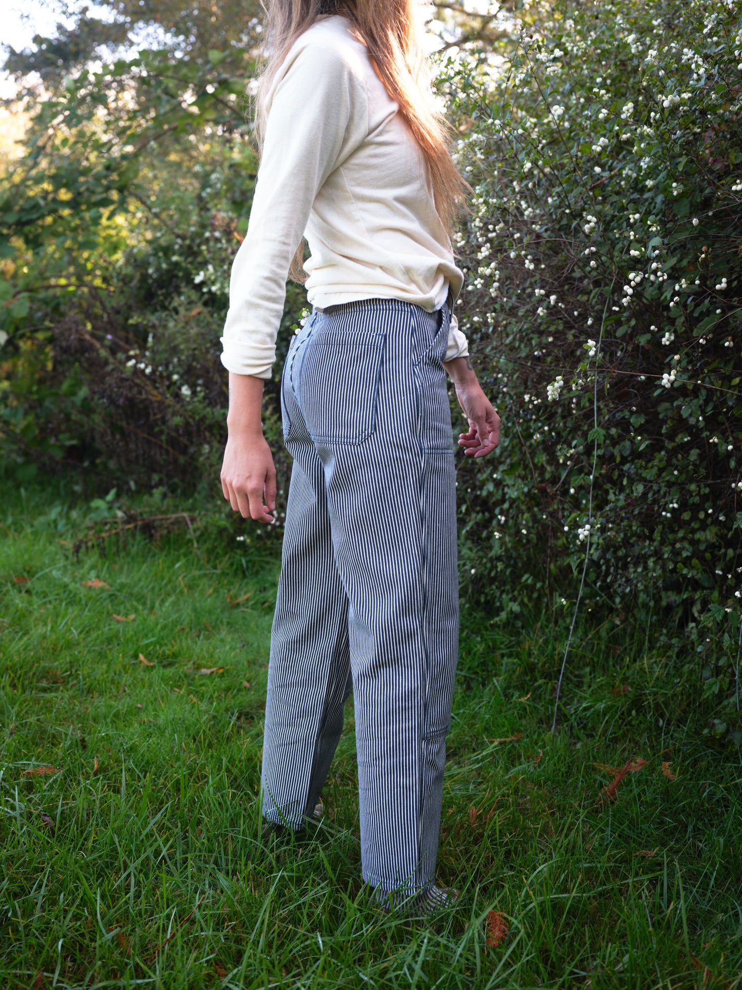 The High Tide Pant | Hickory Stripe