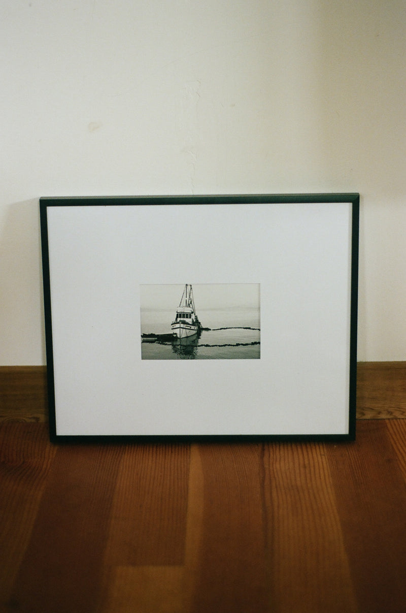 Framed Fishing Boat Print