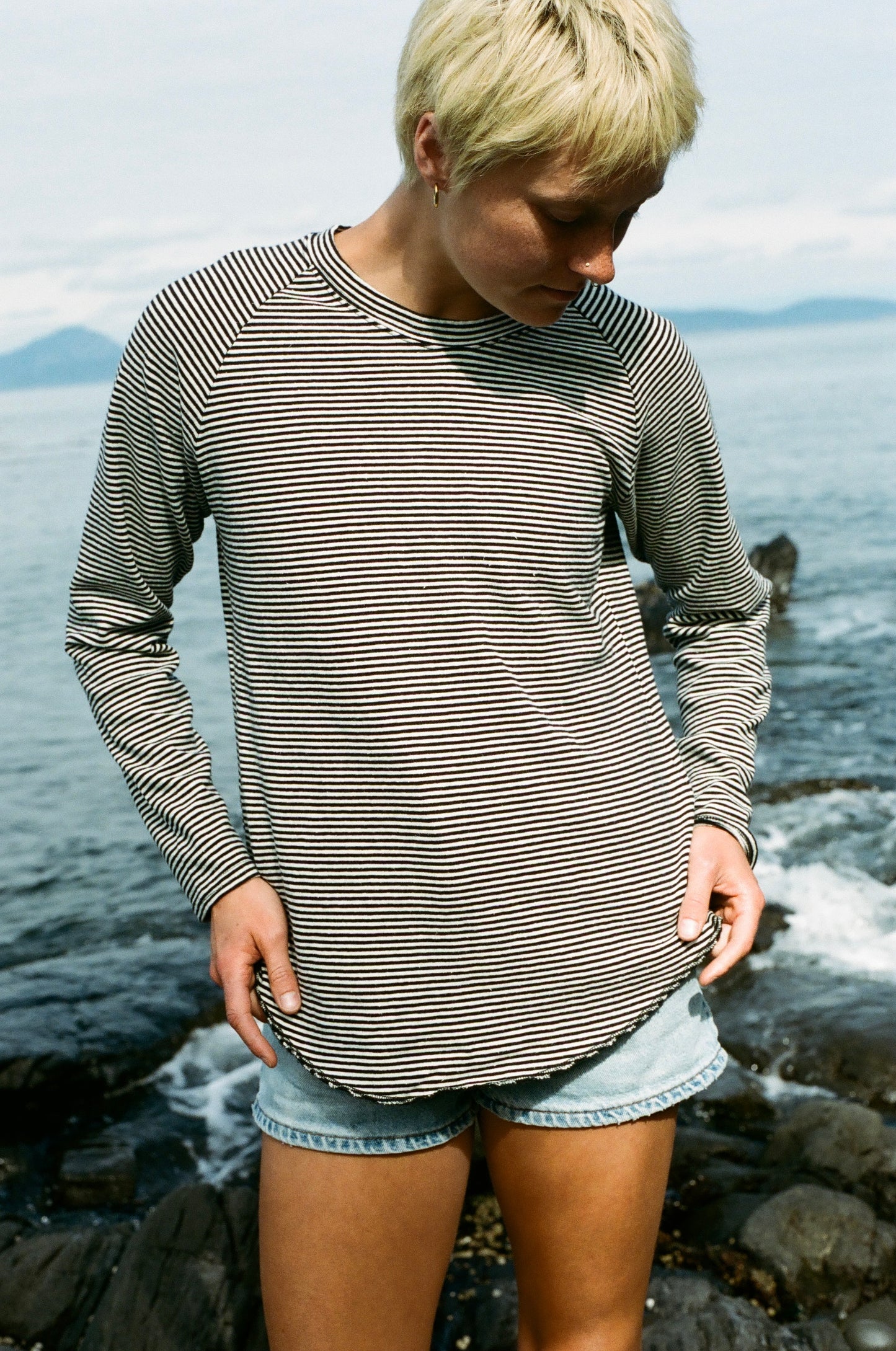 Hemp Stripe Baselayer Top