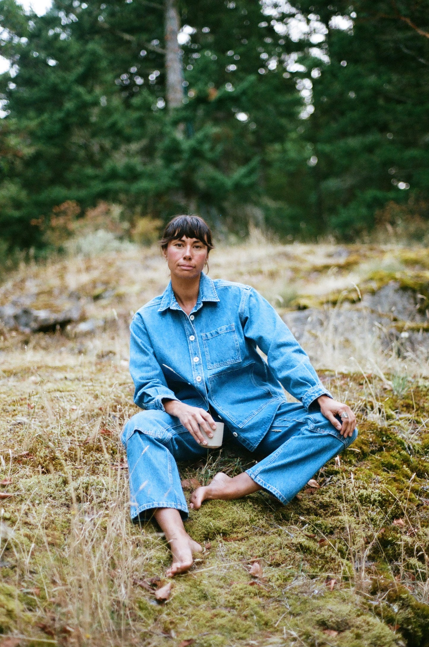 The High Tide Shirt | Medium Wash Denim