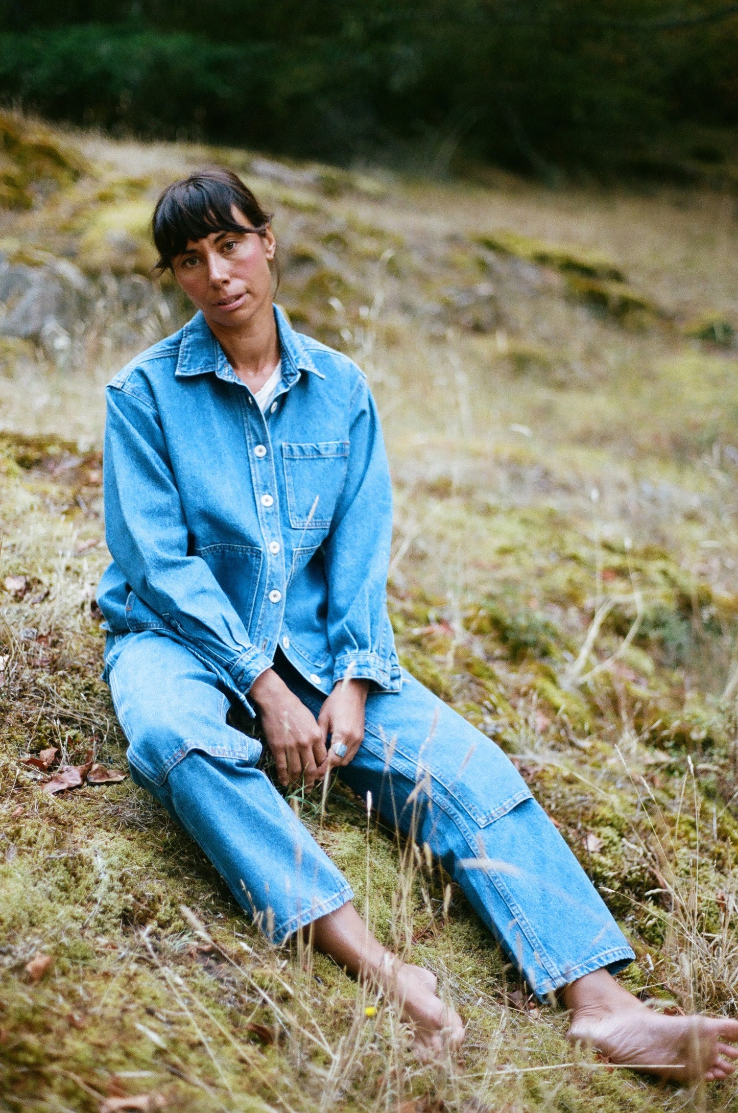The High Tide Shirt | Medium Wash Denim