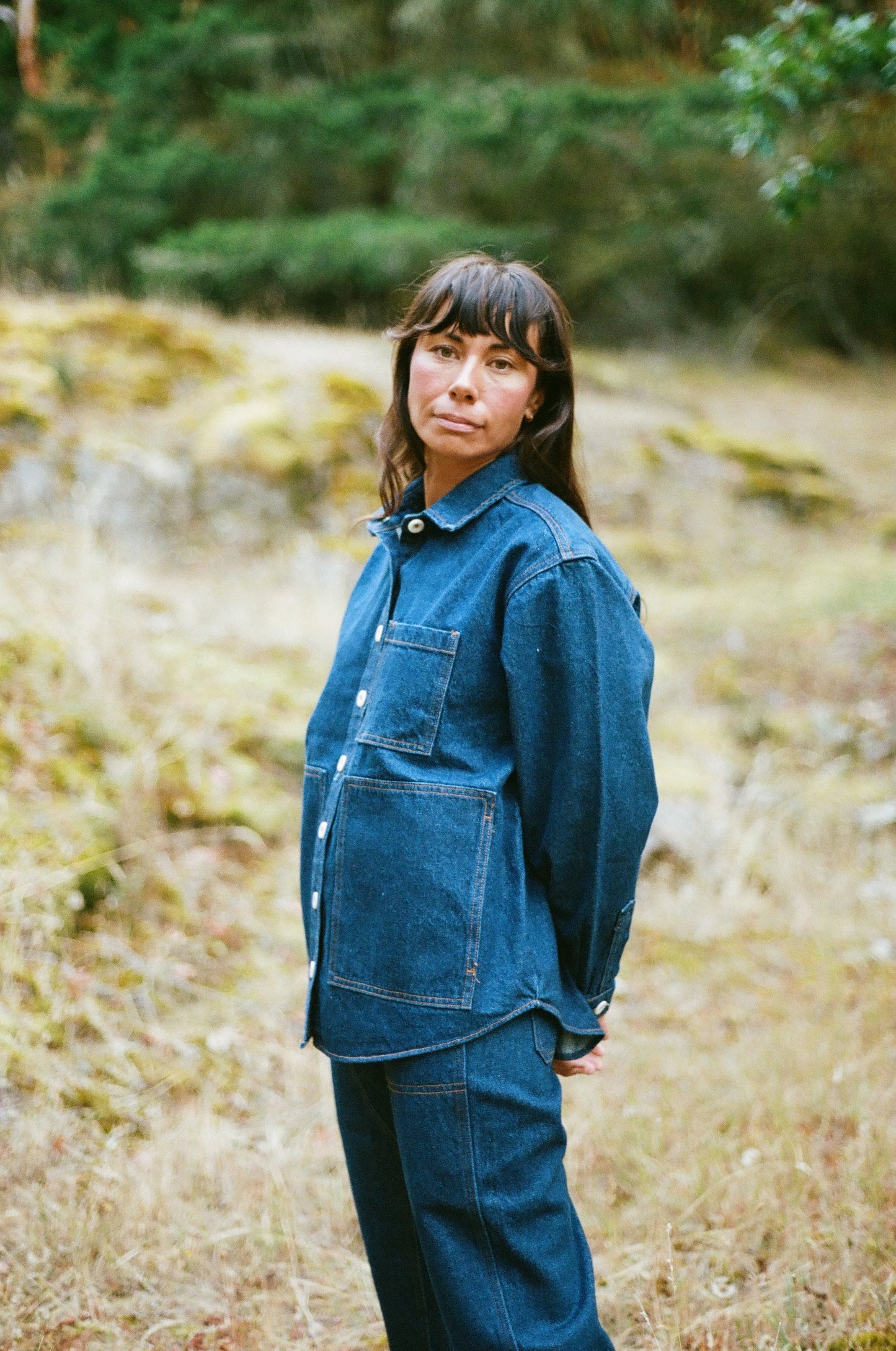 The High Tide Shirt | Dark Wash Denim