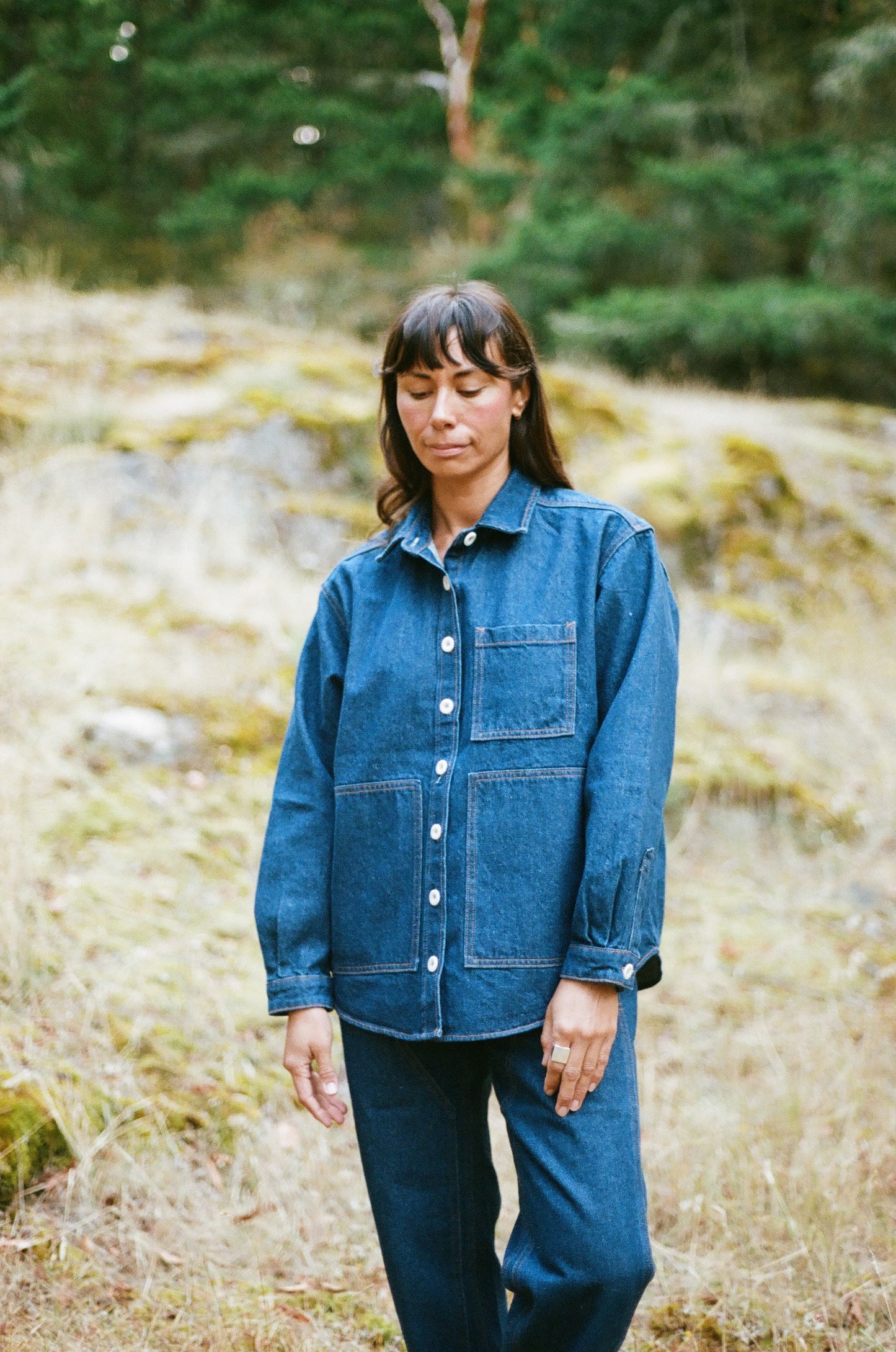 The High Tide Shirt | Dark Wash Denim