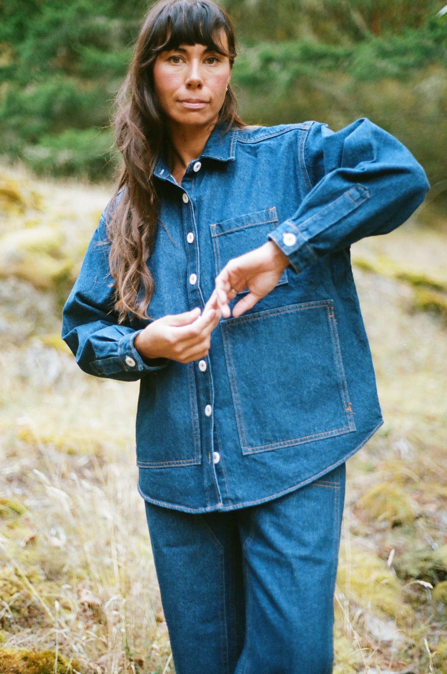 The High Tide Shirt | Dark Wash Denim