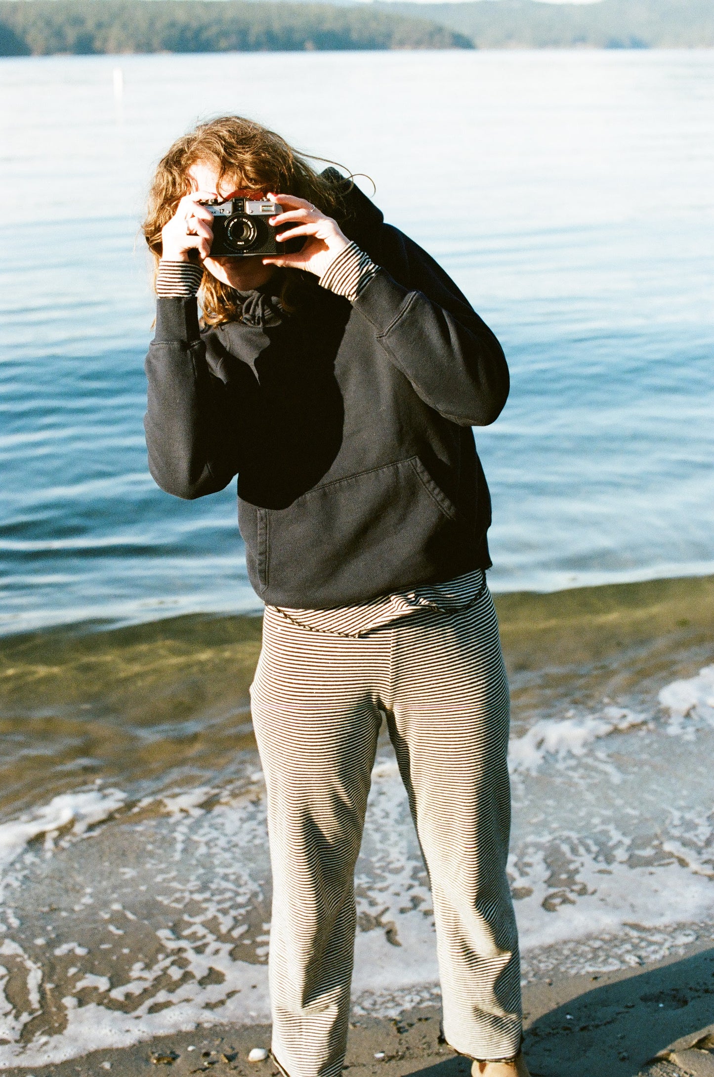 Hemp Stripe Baselayer Pant
