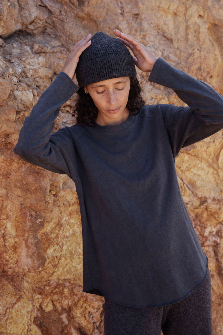 Fisherman Beanie - Charcoal
