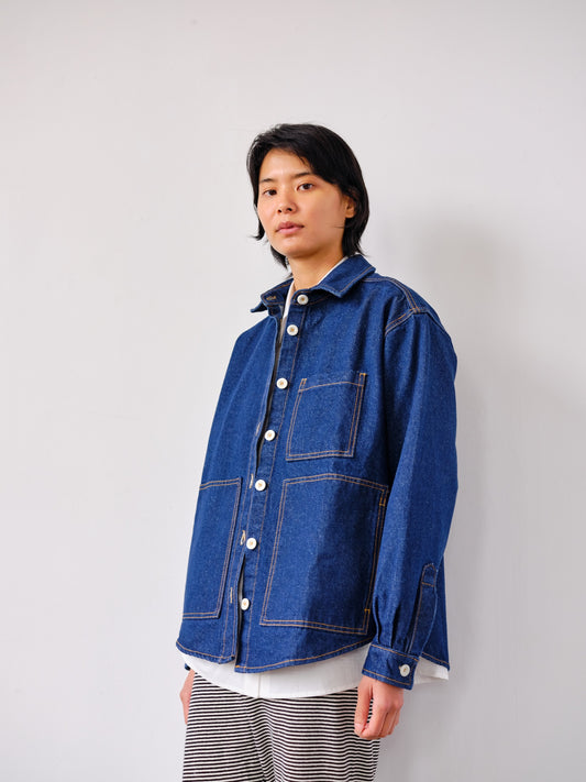 The High Tide Shirt | Dark Wash Denim