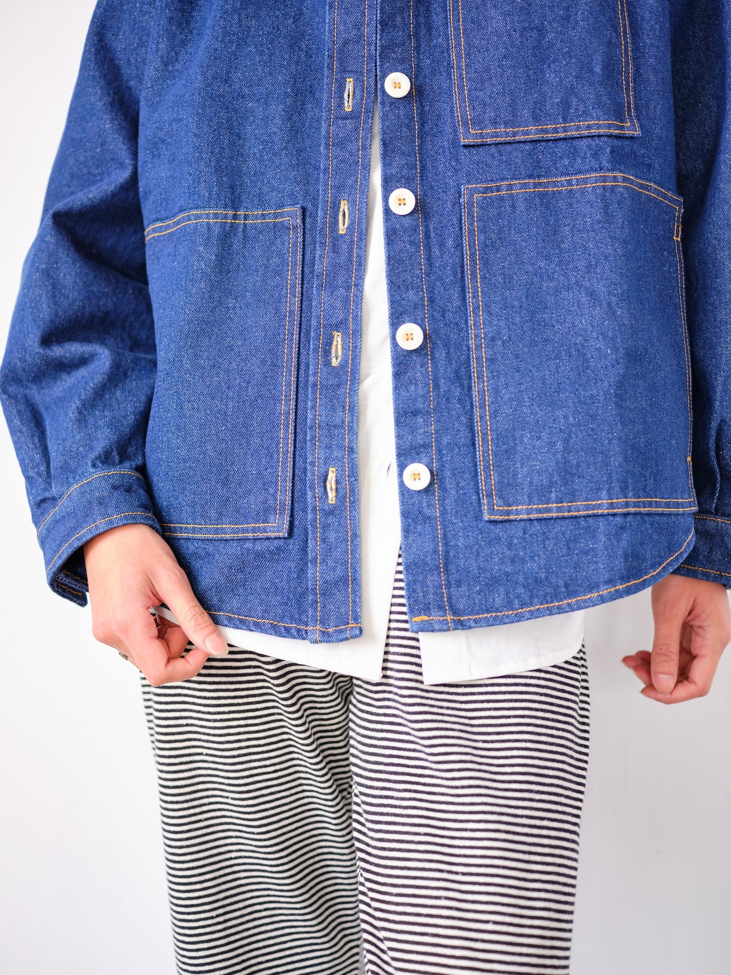 The High Tide Shirt | Dark Wash Denim