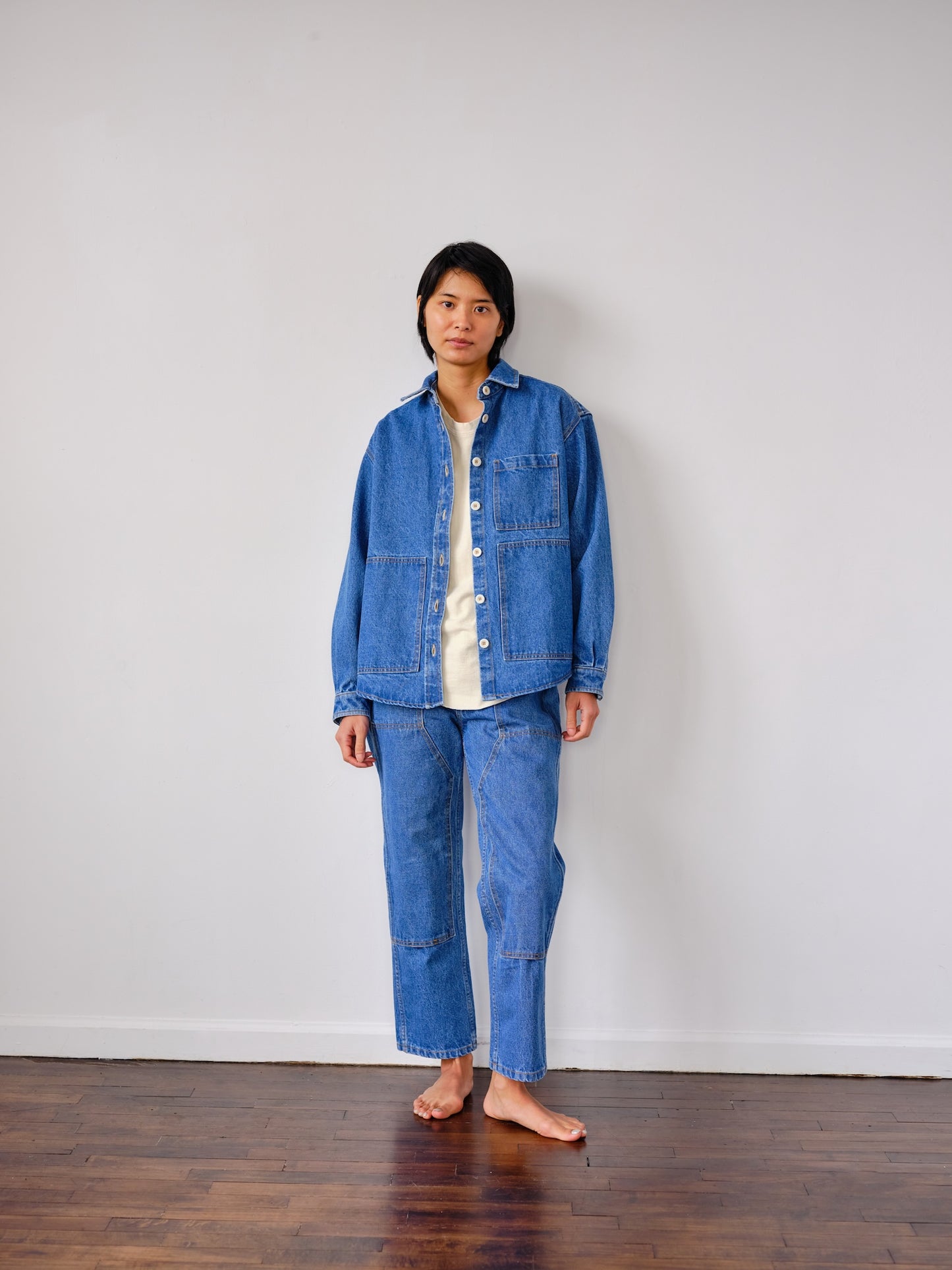 The High Tide Shirt | Medium Wash Denim