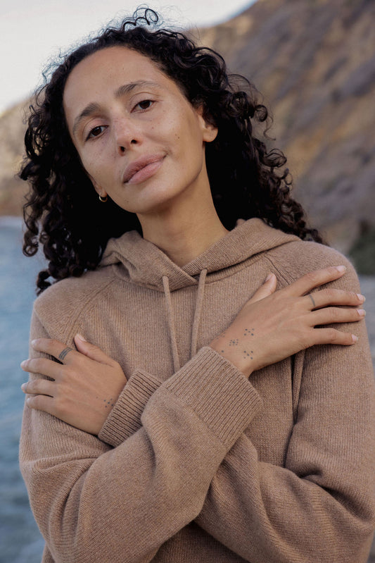 The Agate Cashmere Hoodie | Acorn