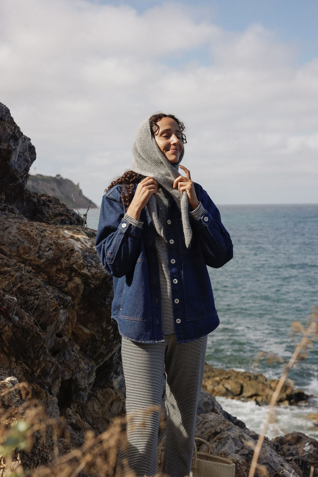 Saturna Scarf - Granite