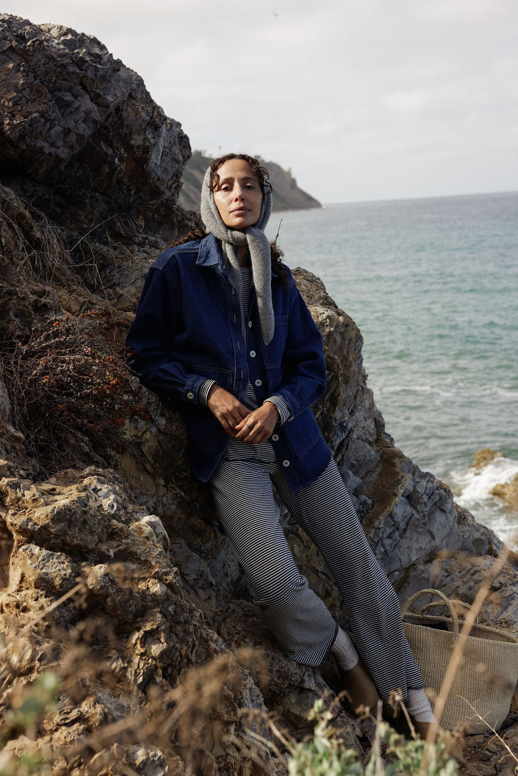 Saturna Scarf - Granite
