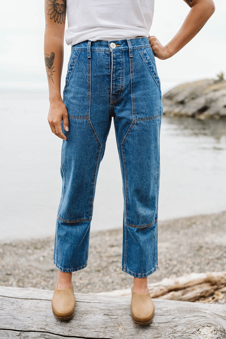 The High Tide Pant | Medium Wash Denim