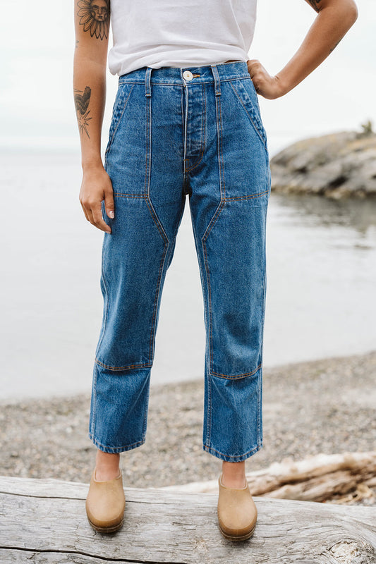 The High Tide Pant | Medium Wash Denim
