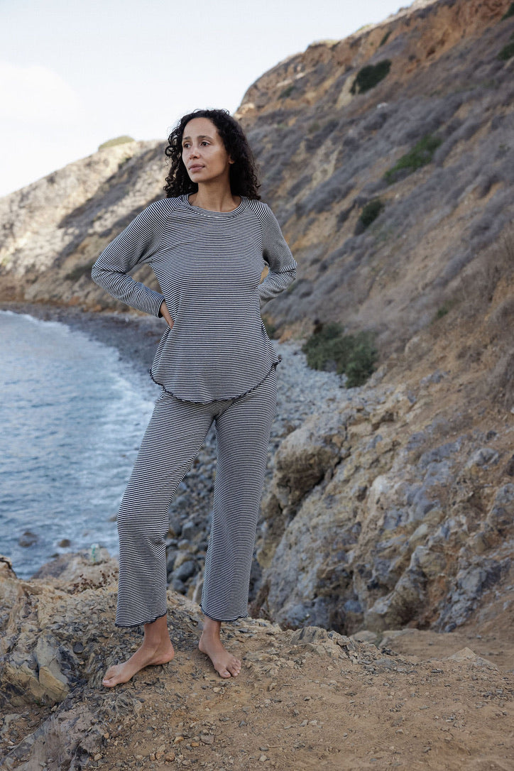 Hemp Stripe Baselayer Top