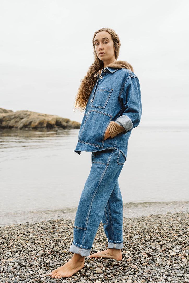 The High Tide Shirt | Medium Wash Denim