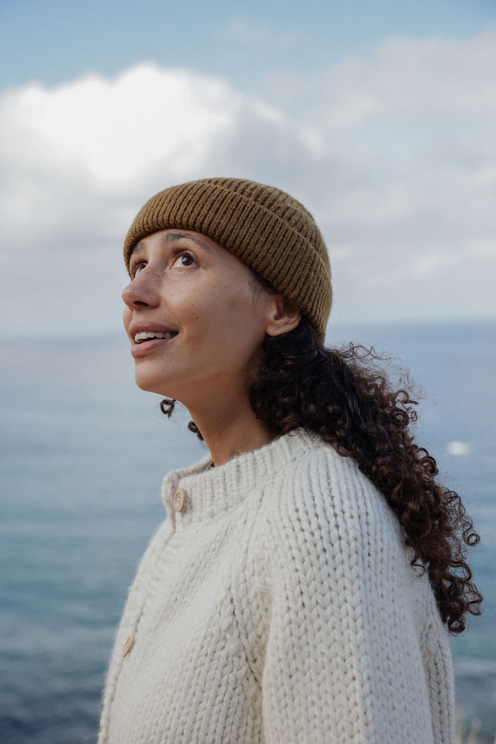 Fisherman Beanie - Moss