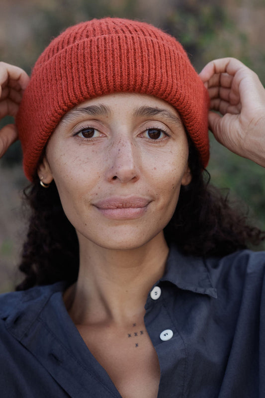 Fisherman Beanie - Rosehip
