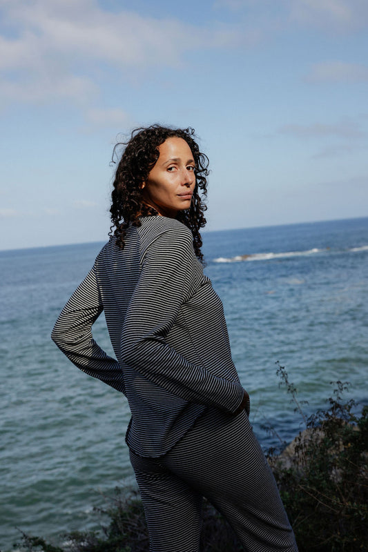 Hemp Stripe Baselayer Top