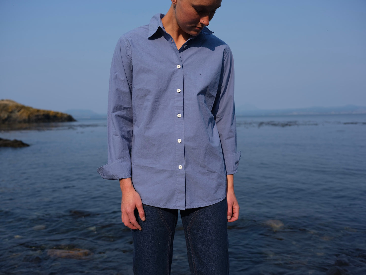The Sucia Shirt | Sky