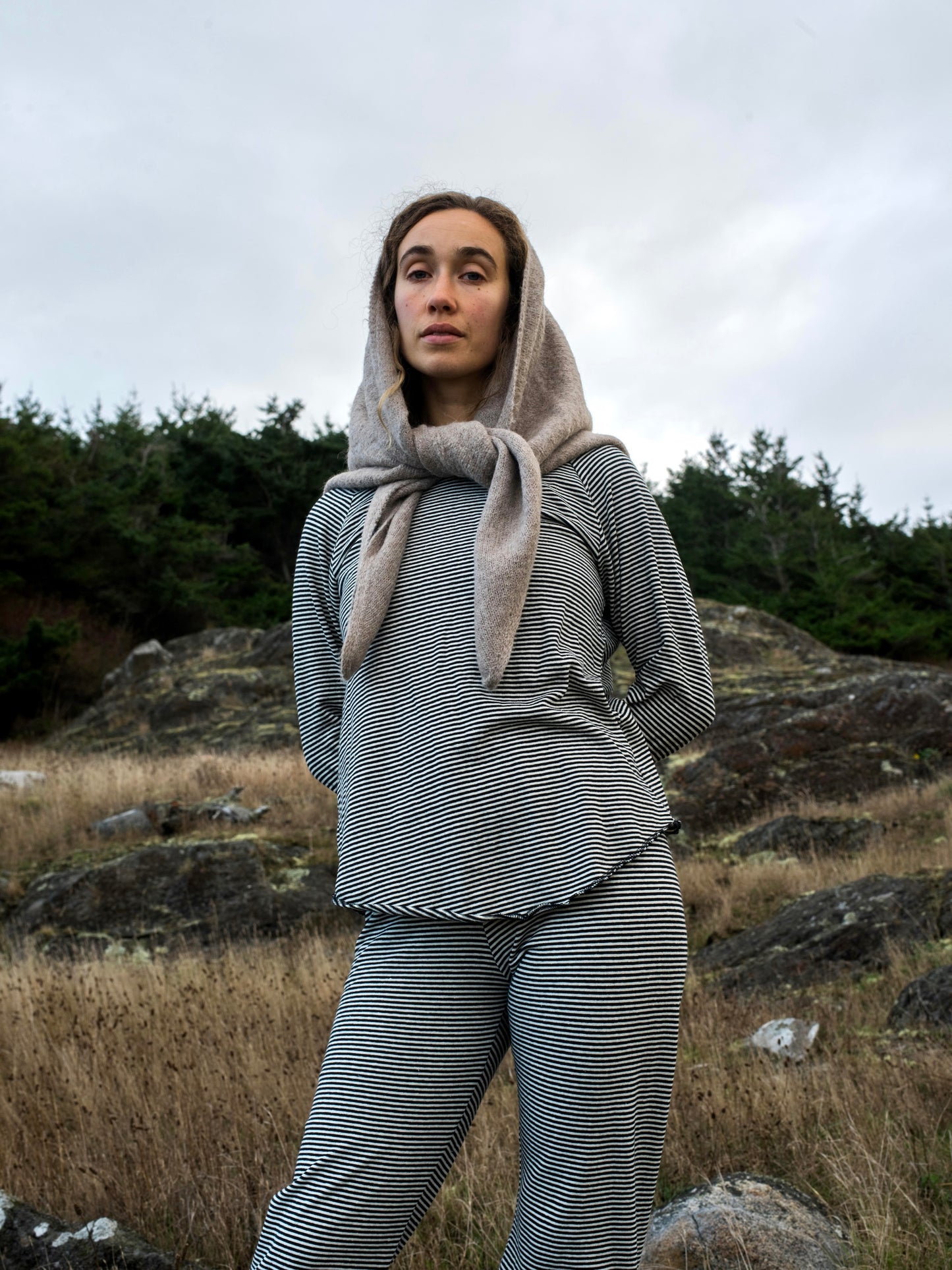 Hemp Stripe Baselayer Top