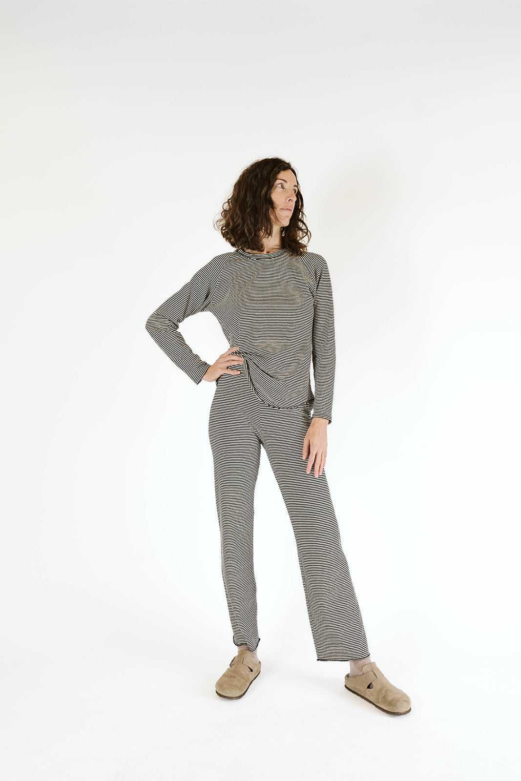 Hemp Stripe Baselayer Top