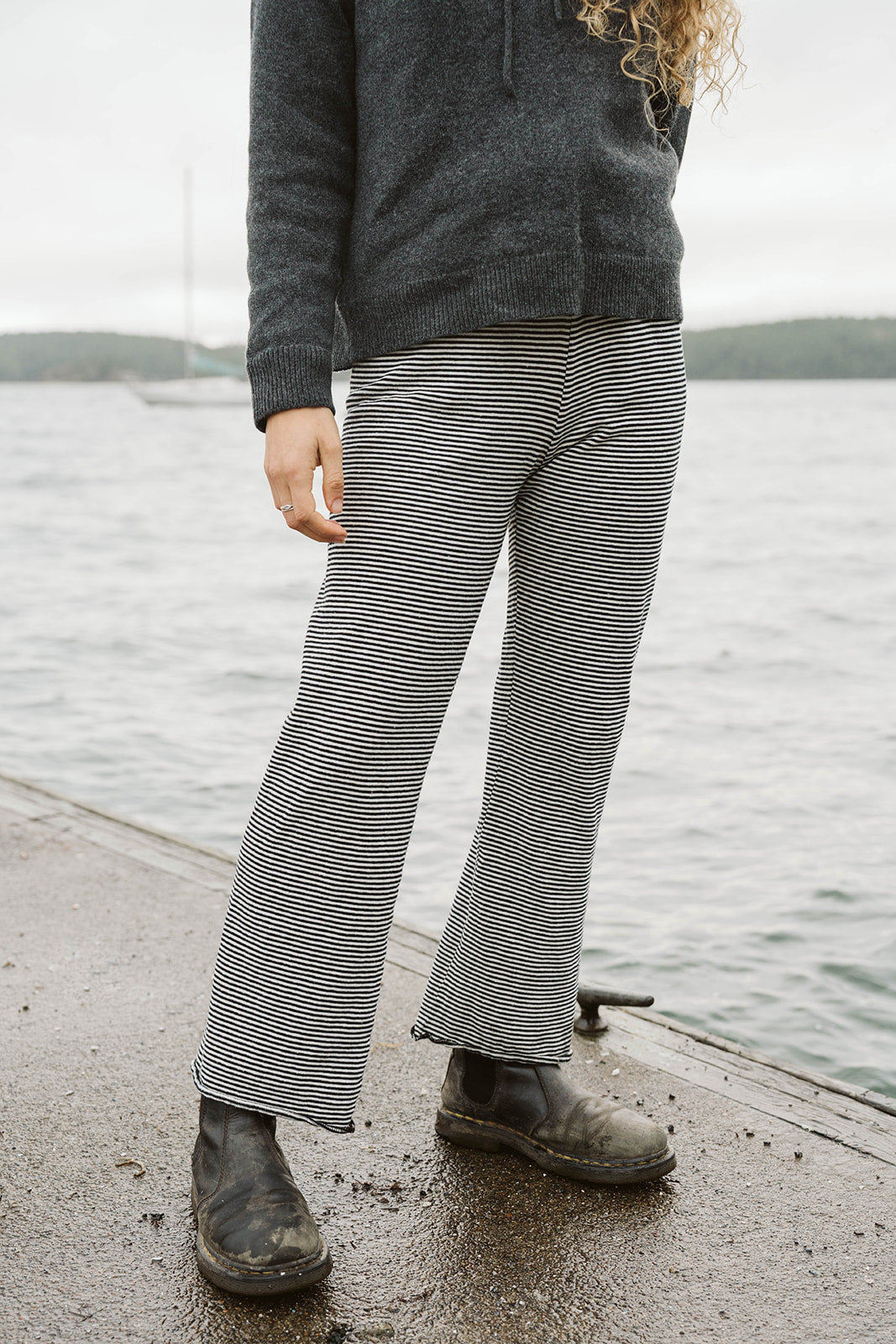 Hemp Stripe Baselayer Pant