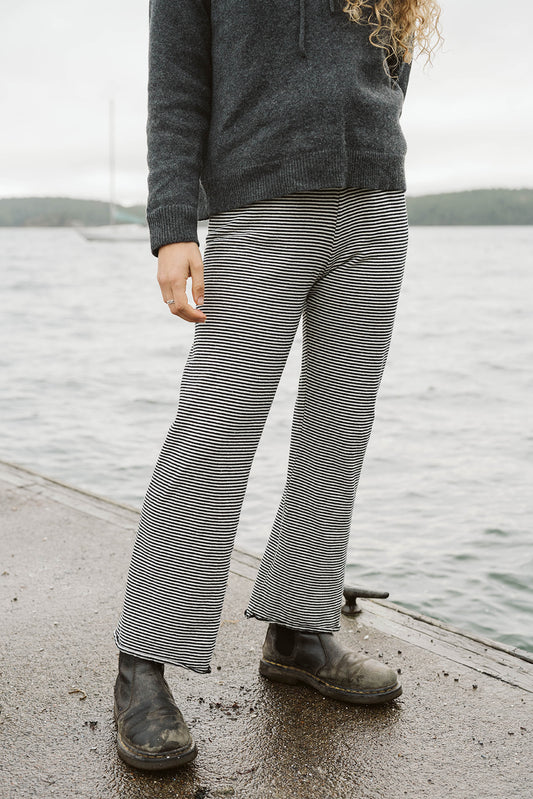 Hemp Stripe Baselayer Pant
