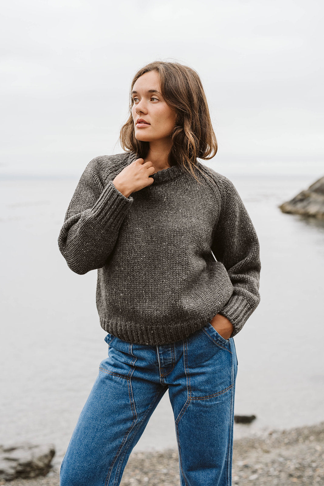 Cold Plunge Sweater | Ash
