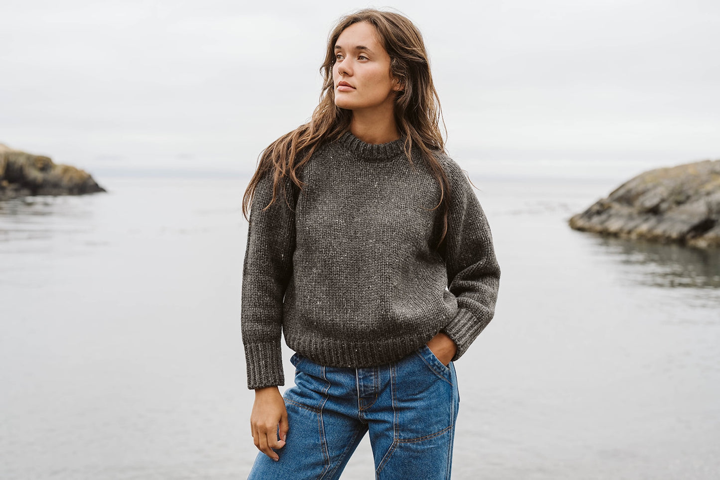Cold Plunge Sweater | Ash