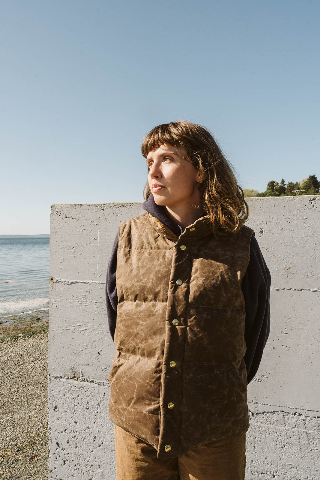 Beeswax Down Vest