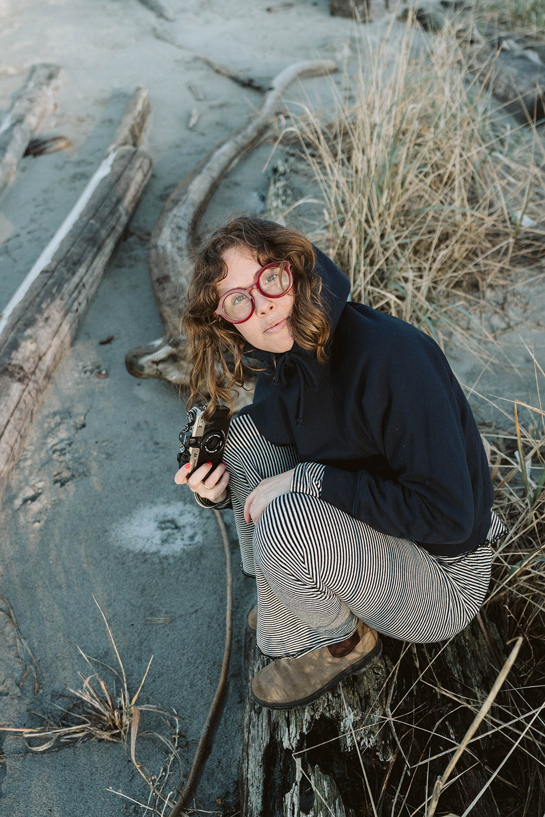 Hemp Stripe Baselayer Pant