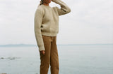 Merino Wool Pullover Sweater Oatmeal